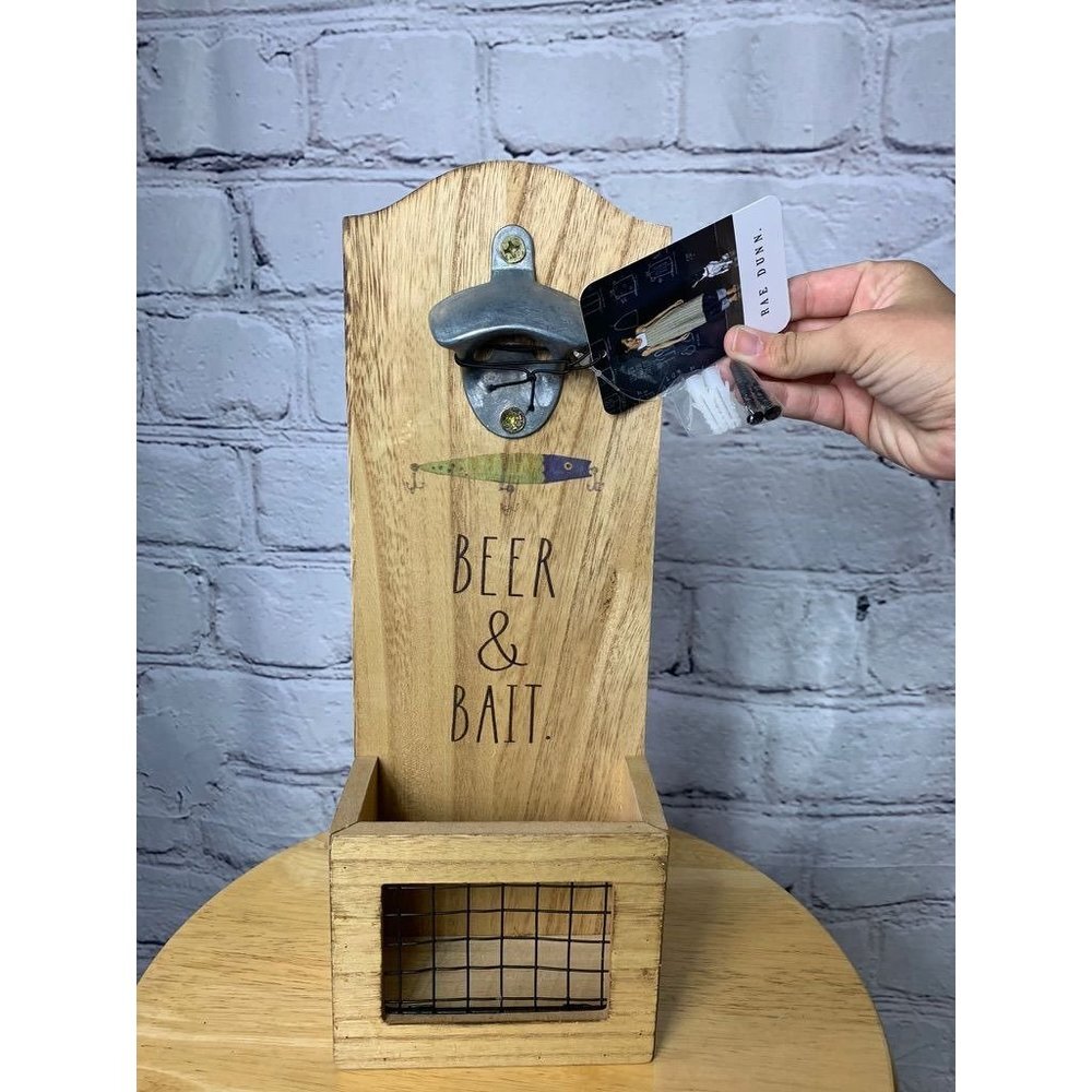 NWT Rae Dunn Beer & Bait Container